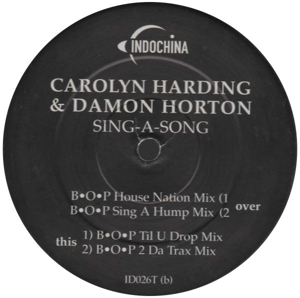 Carolyn Harding & Damon Horton : Sing-A-Song (2x12", Promo)