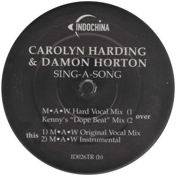 Carolyn Harding & Damon Horton : Sing-A-Song (2x12", Promo)