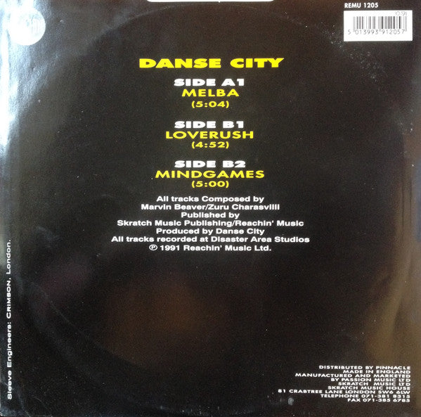 Danse City : Melba (12")