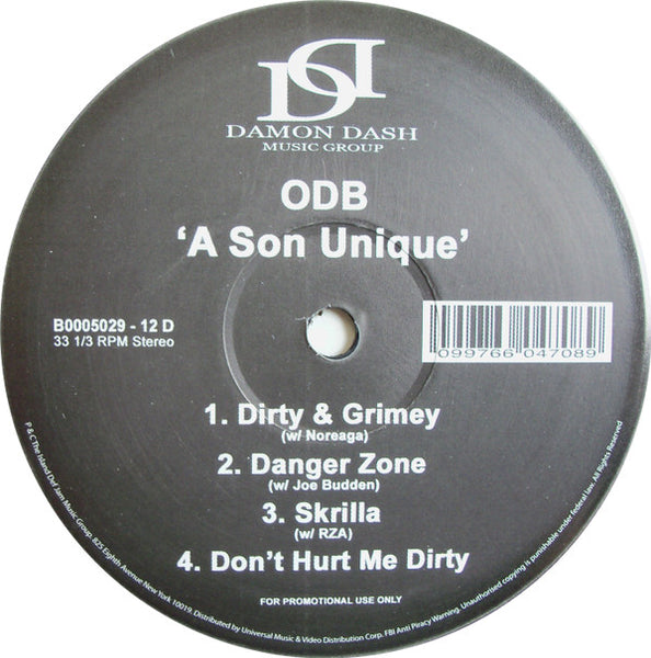 Ol' Dirty Bastard : A Son Unique (2xLP, Album, Promo)