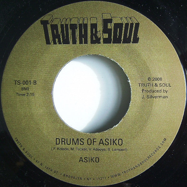 Bama & The Family / Asiko : Feeling Good / Drums Of Asiko (7", RE)