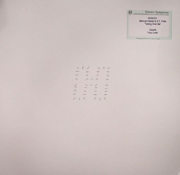 Marcus Intalex & ST Files / Quartz (7) : Taking Over Me / Your Love (12")