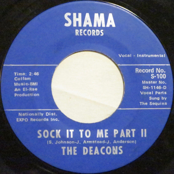 The Deacons (2) : Sock It To Me (7", Single)