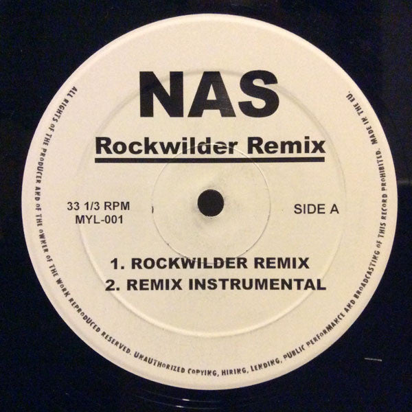 Nas : Made You Look (12", S/Sided, Promo, Unofficial)