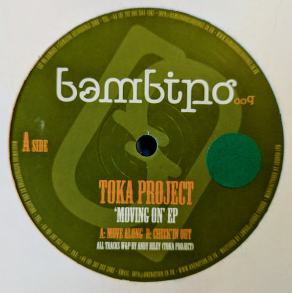 Toka Project : Moving On EP (12", EP)