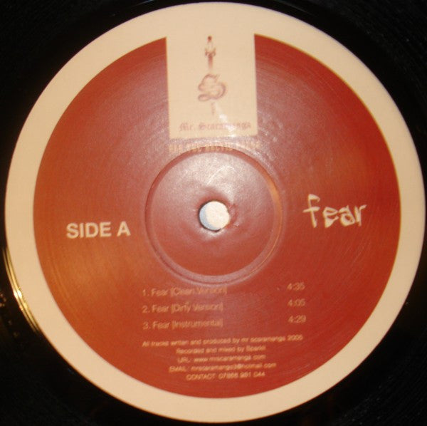 Mr. Scaramanga : Fear (12")