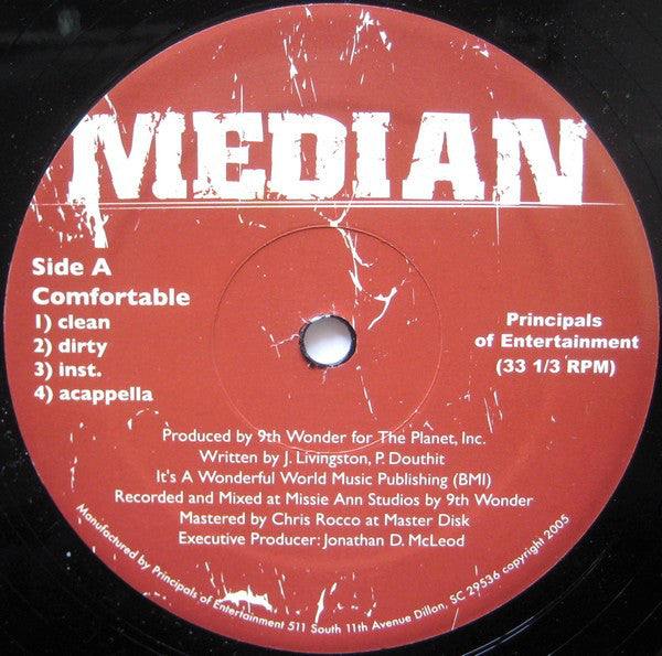 Median : Comfortable / 2 Sided Coin (Remix) (12")