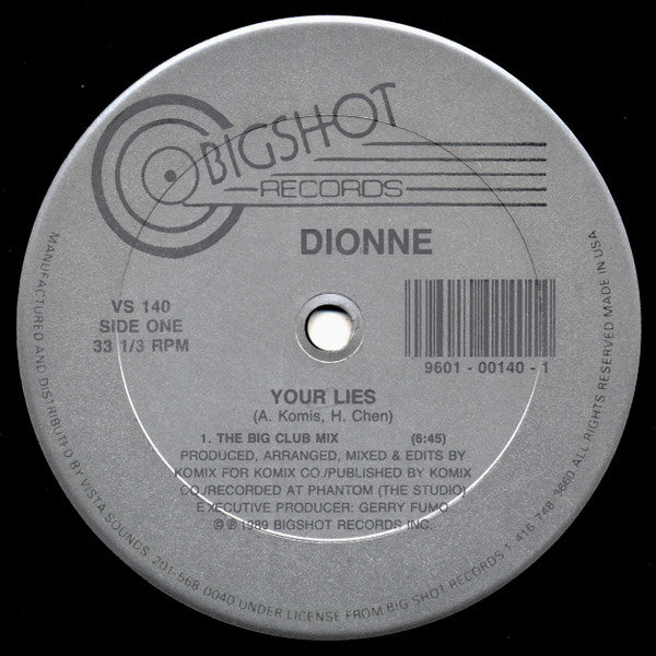 Dionne : Your Lies (12")