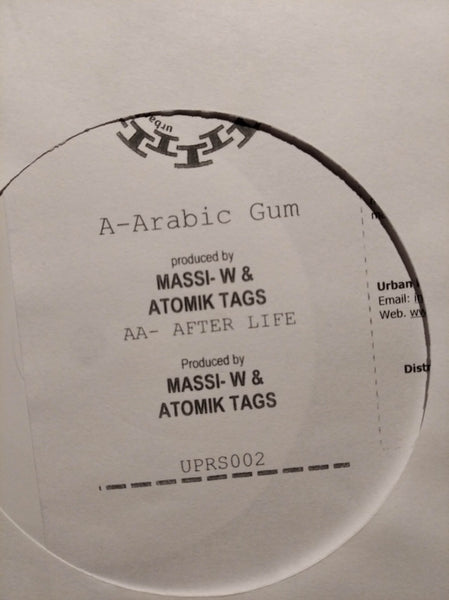 Massiw & Atomic Tags : Arabic Gum / After Life (12", Promo, W/Lbl)