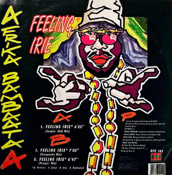 Afrika Bambaataa : Feeling Irie (12")