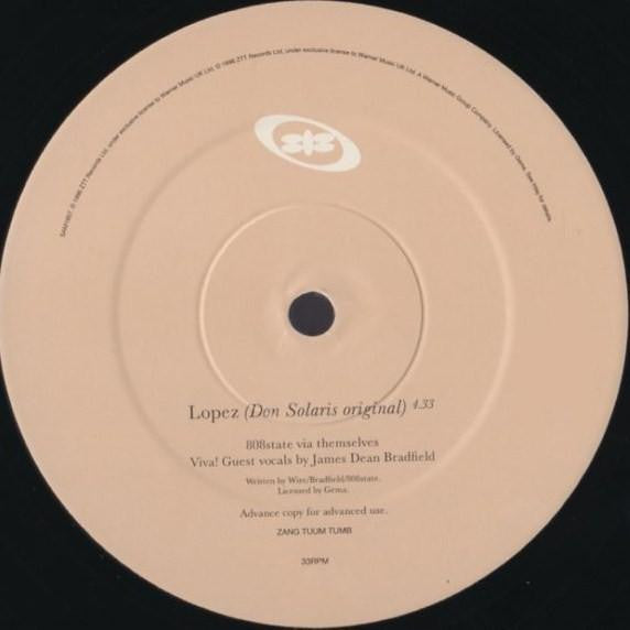 808 State : Lopez (12", Promo)