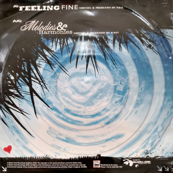 P-R-S / R.A.H : Feeling Fine / Melodies & Harmonies (12")