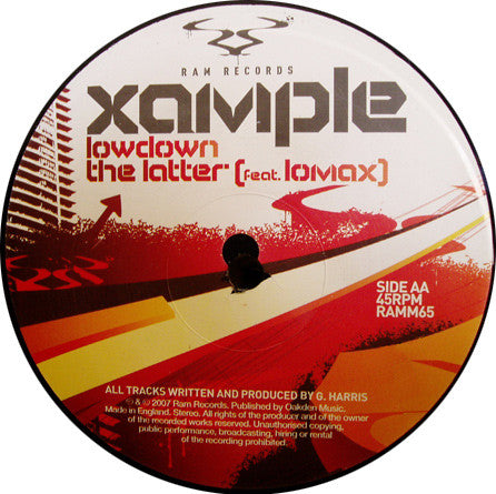 Xample : Lowdown / The Latter (12", RP)