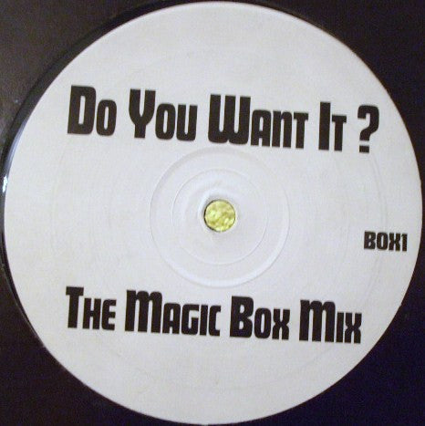 Unknown Artist : Do You Want It ? (The Magic Box Mix) (12", S/Sided, Unofficial, W/Lbl)