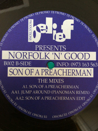 Norfolk And Good : Son Of A Preacherman (12", Promo)