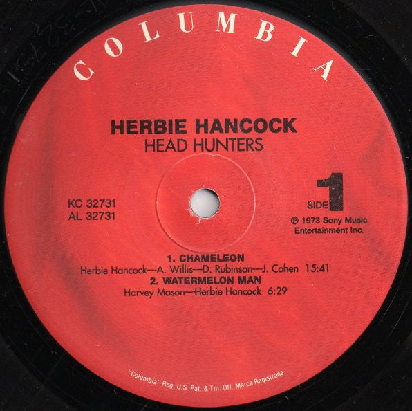 Herbie Hancock : Head Hunters (LP, Album, RE)