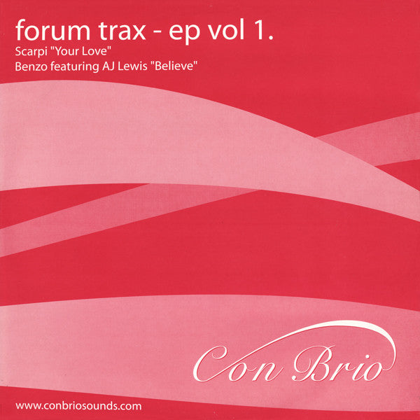 Various : Forum Trax - EP Vol 1. (12", EP)