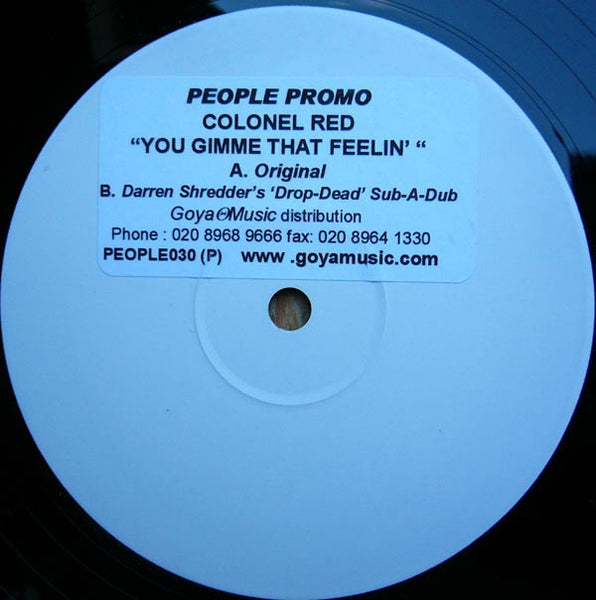 Colonel Red : U Gimmi That Feelin' (12", Promo)