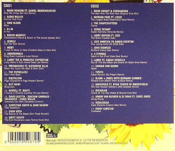 Various : Global Gathering (2xCD, Comp, Mixed)