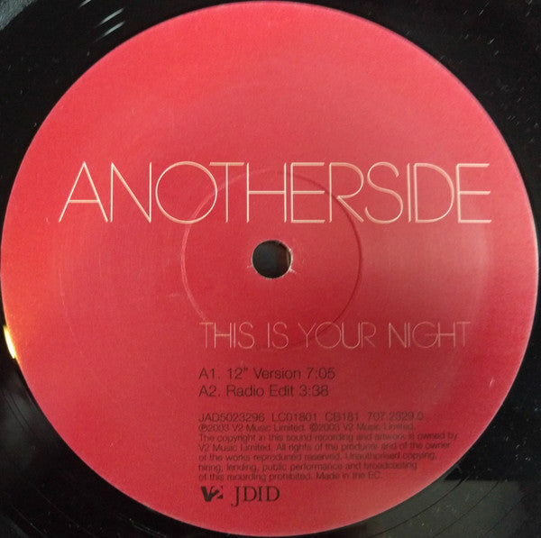 Anotherside : This Is Your Night (12")