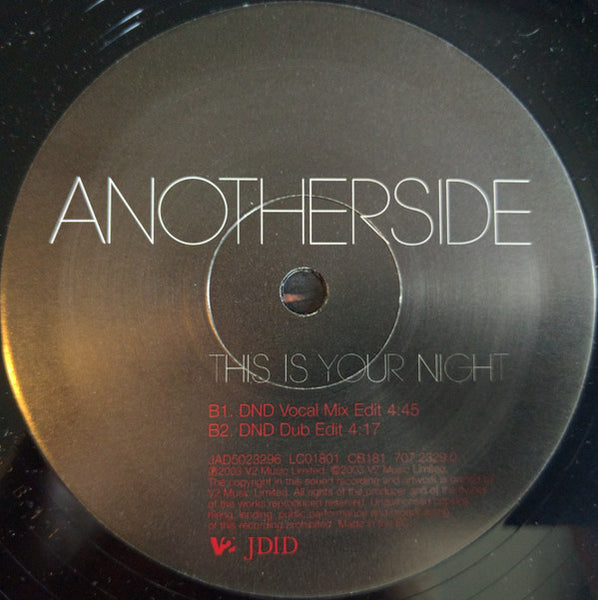 Anotherside : This Is Your Night (12")