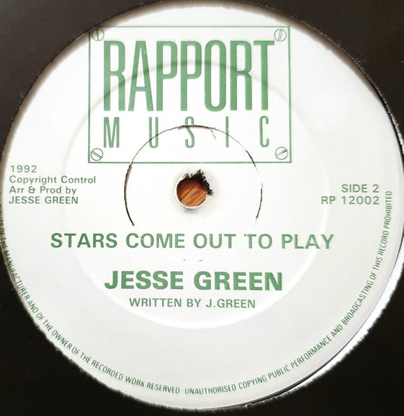 Jesse Green : You Bring Out The Best In Me (12", Promo)