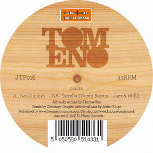 Tom Eno : Two Guitars (7", Single)