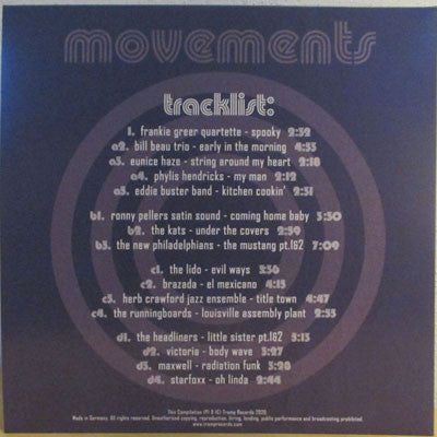 Various : Movements Vol. 10 (2xLP, Comp, Gat)