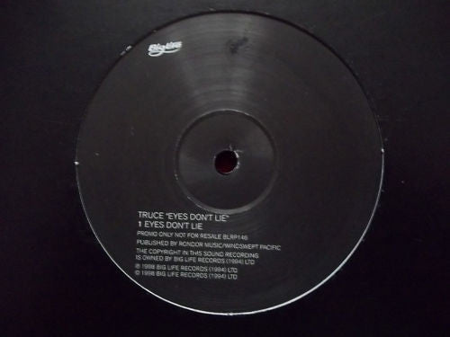 Truce : Eyes Don't Lie (12", Promo)