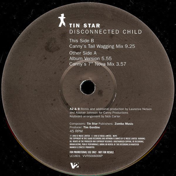 Tin Star : Disconnected Child (12", Promo)