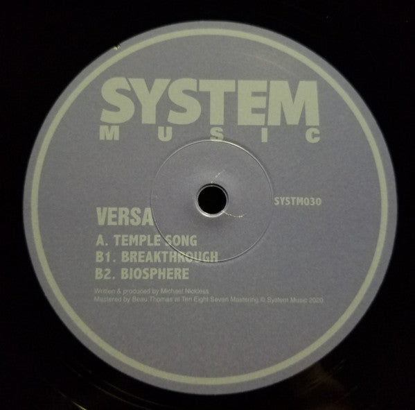 VersA (2) : Temple Song / Breakthrough / Biosphere (12", EP, 180)