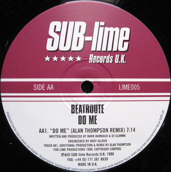 Beatroute : Do Me (12")