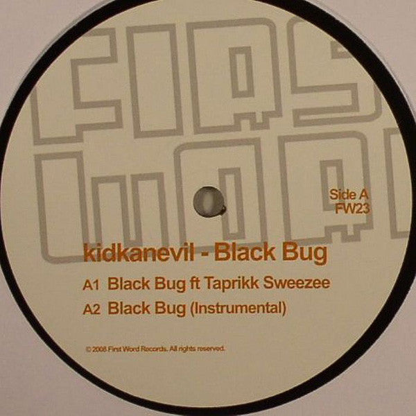 Kidkanevil : Black Bug (12")