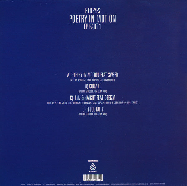 Redeyes : Poetry In Motion EP Part 1 (2x12", EP)