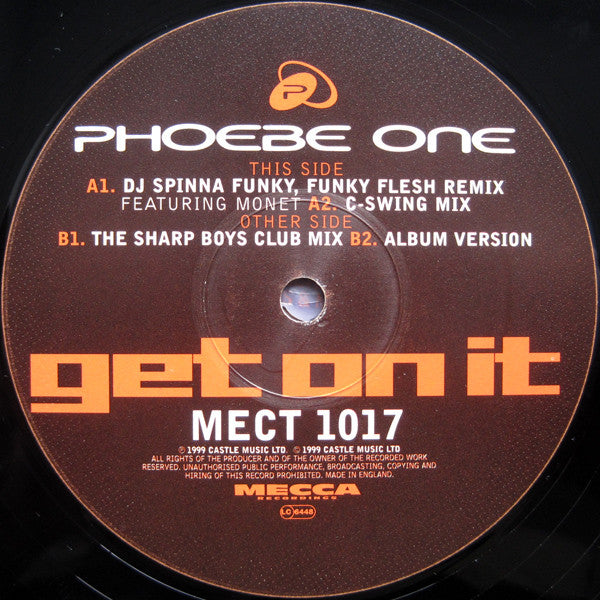 Phoebe One : Get On It (12")