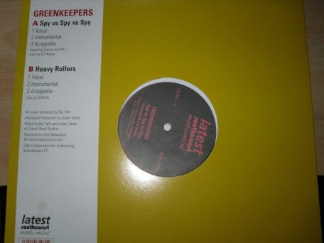 Greenkeepers : Spy Vs Spy Vs Spy (12")
