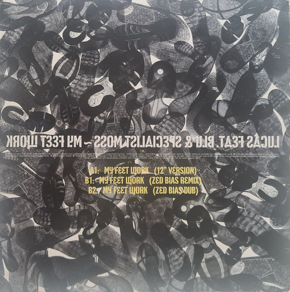 Lucas (2) Feat. Blue James & Specialist Moss : My Feet Work (12", Promo)