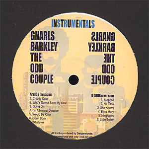 Gnarls Barkley : The Odd Couple Instrumentals (LP, Album, Promo)