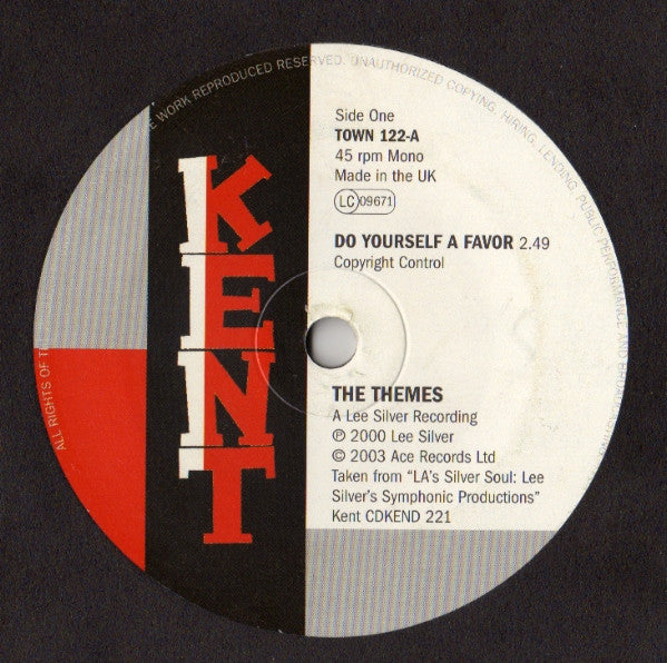 The Themes / The Pentagons : Do Yourself A Favor / Gonna Wait For You (7", Single, Mono)