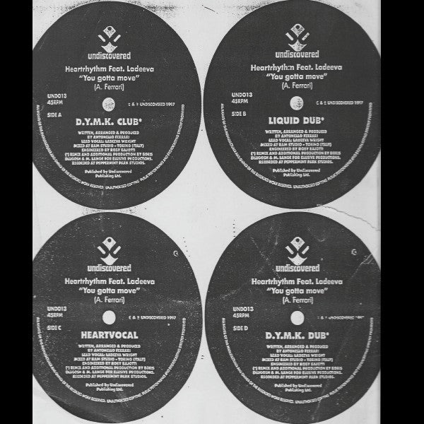 Heartrhythm Feat. Ladeeva* : You Gotta Move (2x12", Promo)