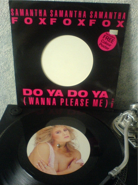 Samantha Fox : Do Ya Do Ya (Wanna Please Me) (12", Single, Pos)