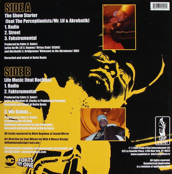 Fakts One : The Show Starter (12")
