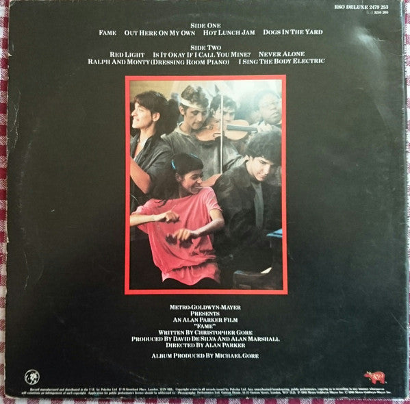 Various : Fame (The Original Soundtrack From The Motion Picture) (LP, Album, Gat)