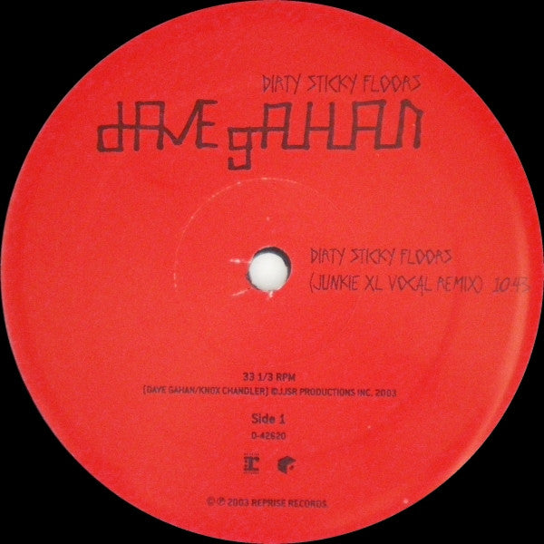 Dave Gahan : Dirty Sticky Floors (2x12")