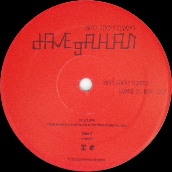 Dave Gahan : Dirty Sticky Floors (2x12")