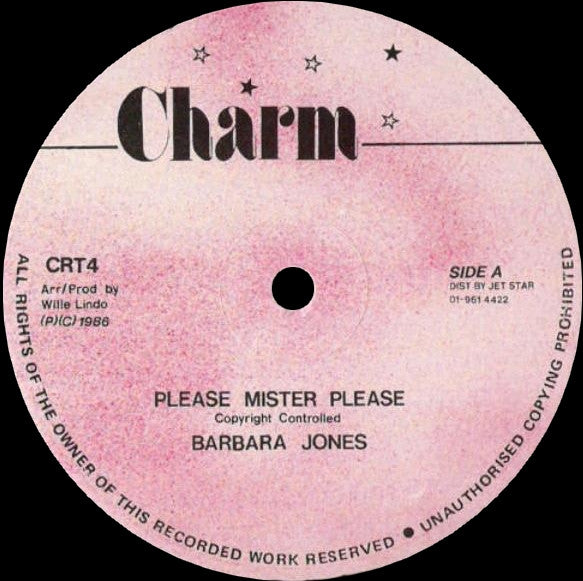 Barbara Jones / Willie Lindo : Please Mister Please / Living Easy (12")