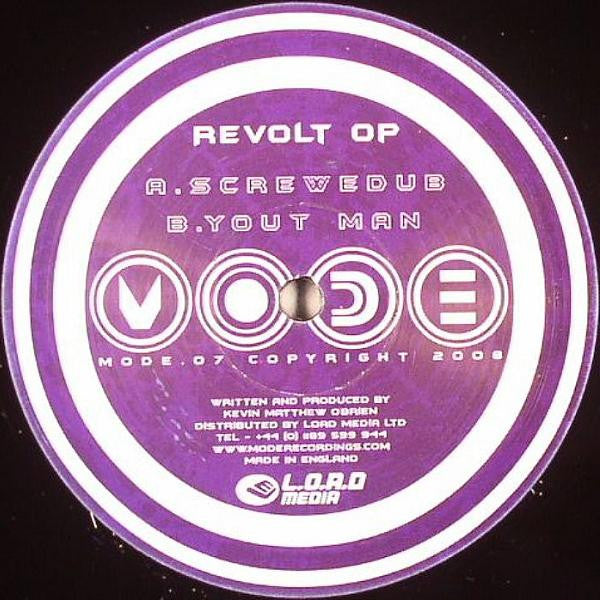Revolt OP : Screwedub / Yout Man (12")
