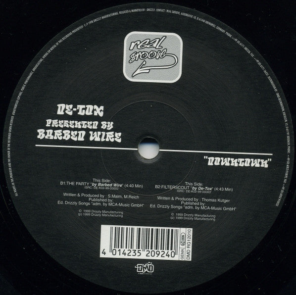 De-Tox Presented By Barbed Wire : Downtown (12")