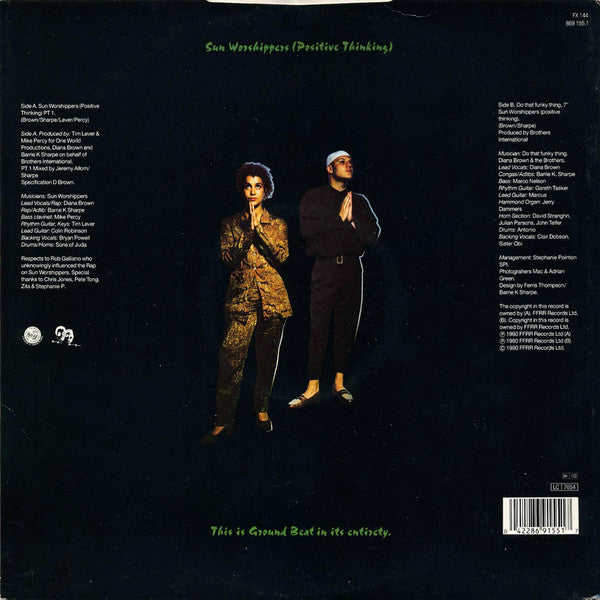 Diana Brown & Barrie K Sharpe : Sun Worshippers (12")