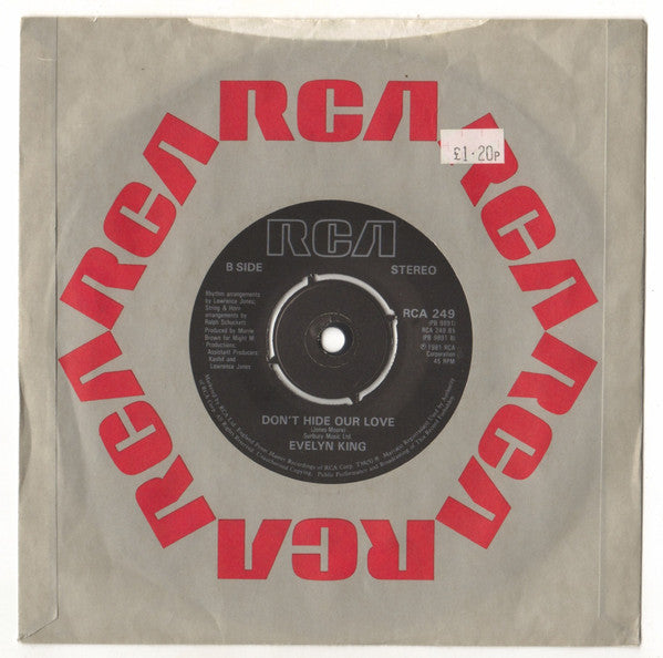 Evelyn King : Love Come Down (7", Com)